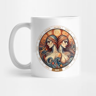 ZODIAC Gemini - Astrological GEMINI - GEMINI - ZODIAC sign - Van Gogh style - 7 Mug